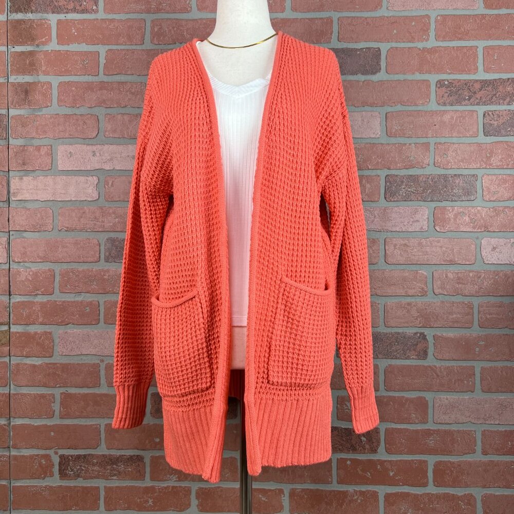 🆕 Zenana Waffle Knit Cardigan - Size Small - Picture 3 of 10